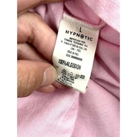 LADIES LONG SLEEVE Pink  T-SHIRT WITH HEAR DESIGN SIZE Large - Picture 16 of 16